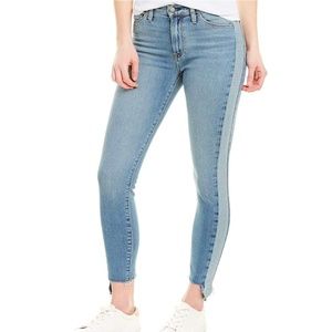 HUDSON JEANS Barbara Side Stripe High Waist Ankle Super Skinny Jeans